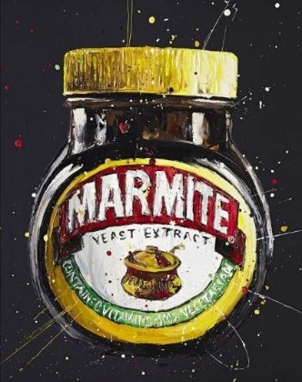 Picture of Marmite- Hand Embellished Canvas