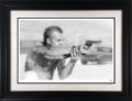 Picture of Bullitt from a Gun- Black and White