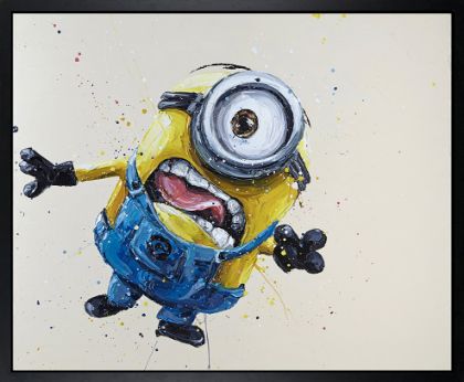 Picture of Stuart the Minion- Hand Embellished Canvas