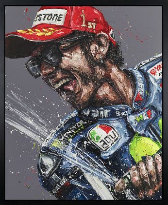 Picture of Champagne Rossi- Hand Embellished Canvas