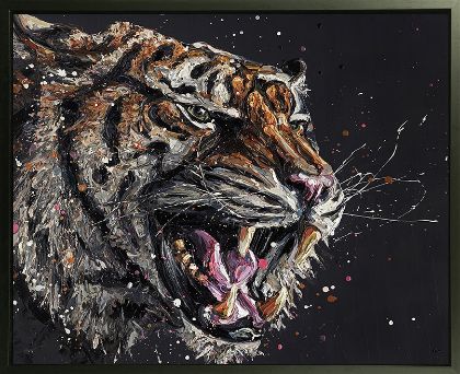 Picture of Stark- Hand Embellished Canvas