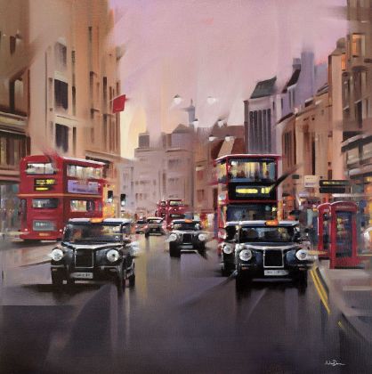 Picture of City Streets - Canvas