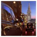 Picture of London Dusk Reflections - Canvas