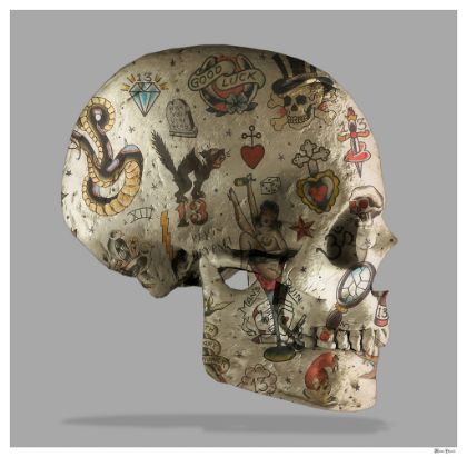 Picture of Tattoo Skull Side - Large