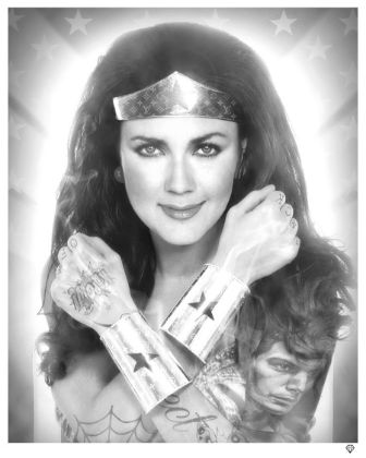 Picture of Wonder Woman Black & White