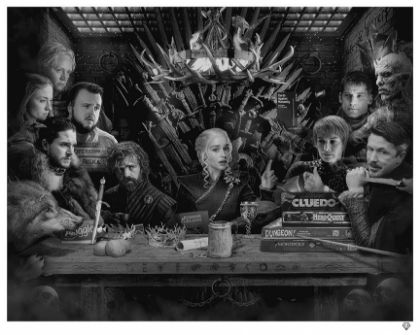 Picture of Board - Game of Thrones - Black & White