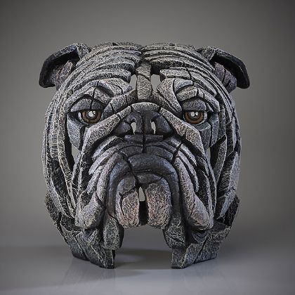 Picture of Bulldog Bust - White