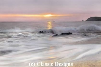 Picture of Silky Waters - Porthcothan Bay, Cornwall