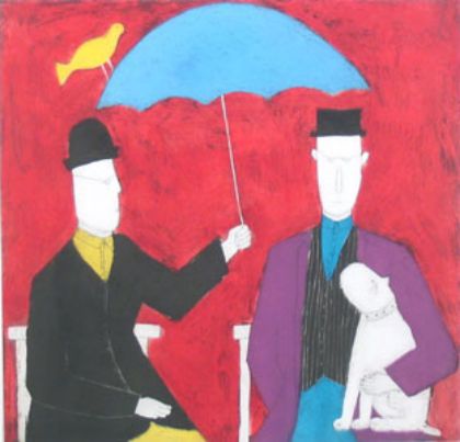 Picture of Under The Umbrella - Red